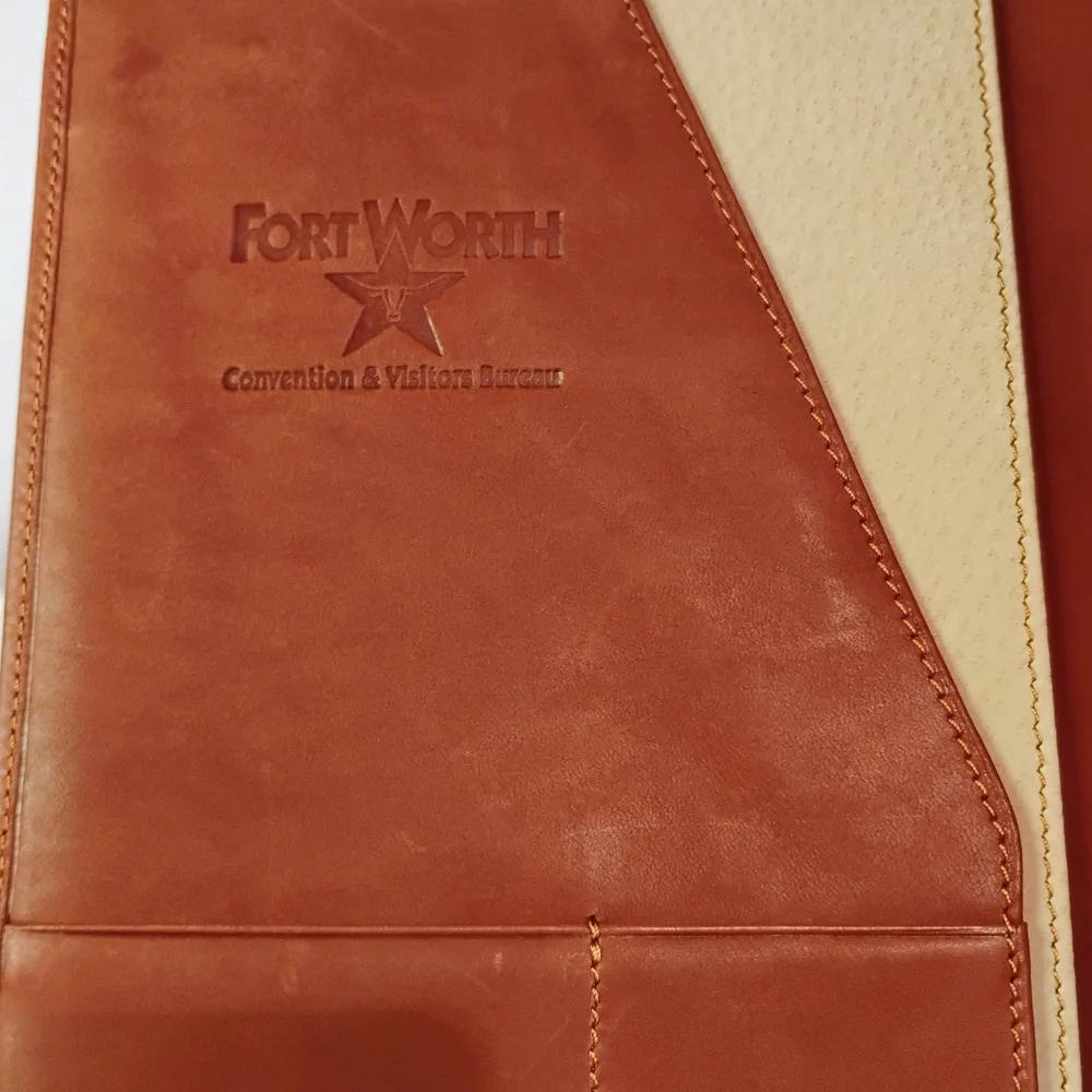 Brown Leather Journal/Notebook *tiny flaw - Picture 3 of 7